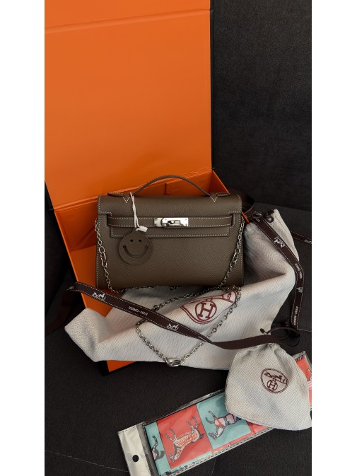 Hermès Kelly Pochette Étoupe