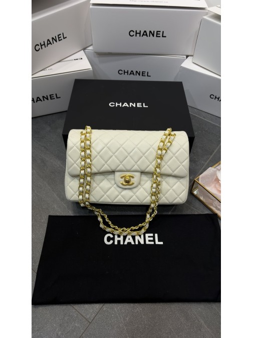 Chanel Classic Flap Bag White