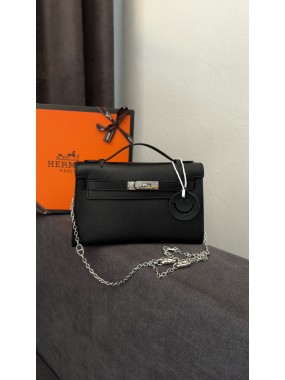 Hermès Kelly Pochette Black