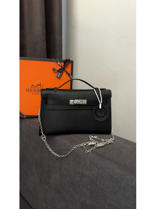Hermès Kelly Pochette Black