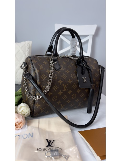 Louis Vuitton Speedy Soft 30 Dark Monogram Louis Vuitton Speedy Soft 30 Dark Monogram