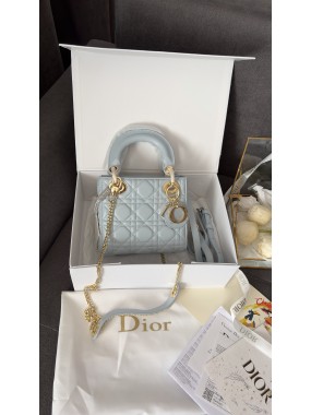Lady Dior Small Cloud Blue