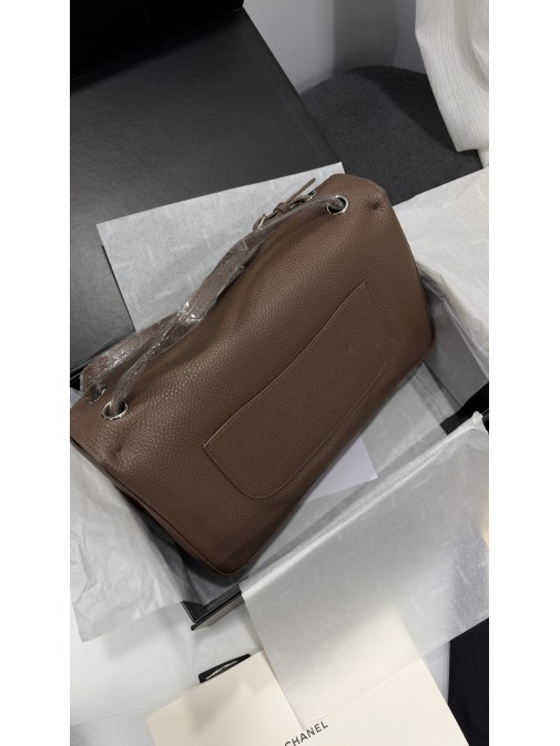 Chanel Maxi "Souplissimo" Small Flap Bag Brown